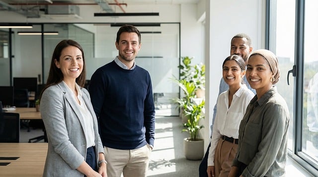 Canadian startup team collaborating on business growth roadmap with digital tools